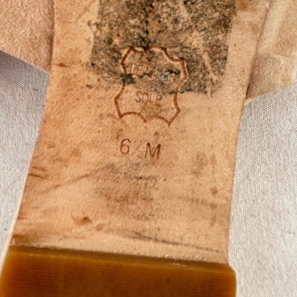 Tory Burch Annabelle Bow Suede Slide Sandal in Tan Size 6.5 - Picture 9 of 10